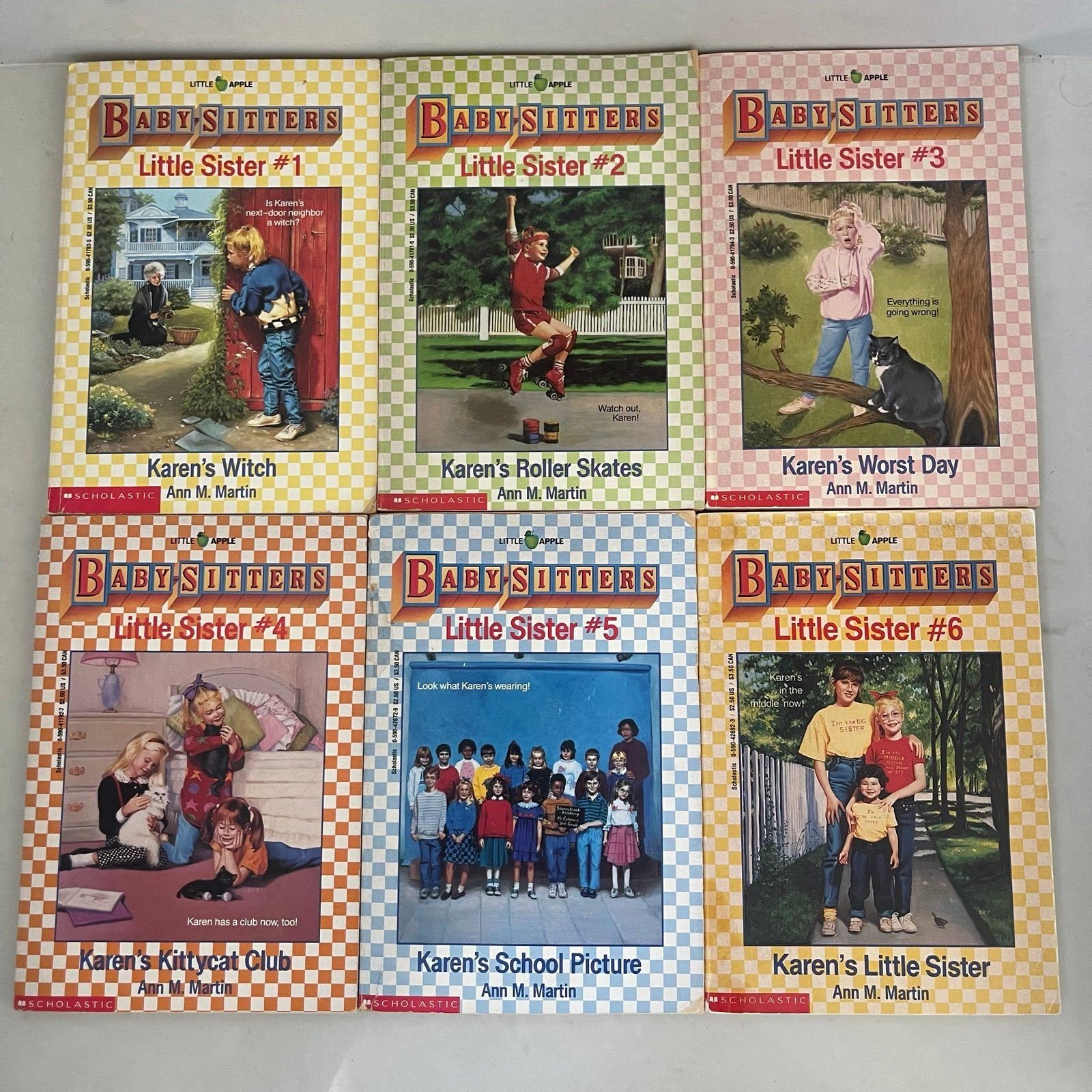 Babysitters club little sister books 1-6