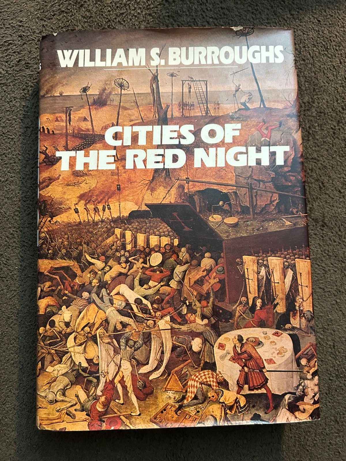 Cities of the Red Night William S. Burroughs 1981 1st/1st HC/DJ Dystopia