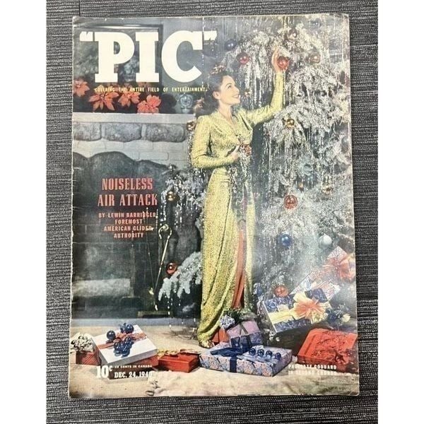 PIC MAGAZINE DECEMBER 24,1940 ENTERTAINMENT PAULETTE GODDARD  IN 2ND  CHORUS VG