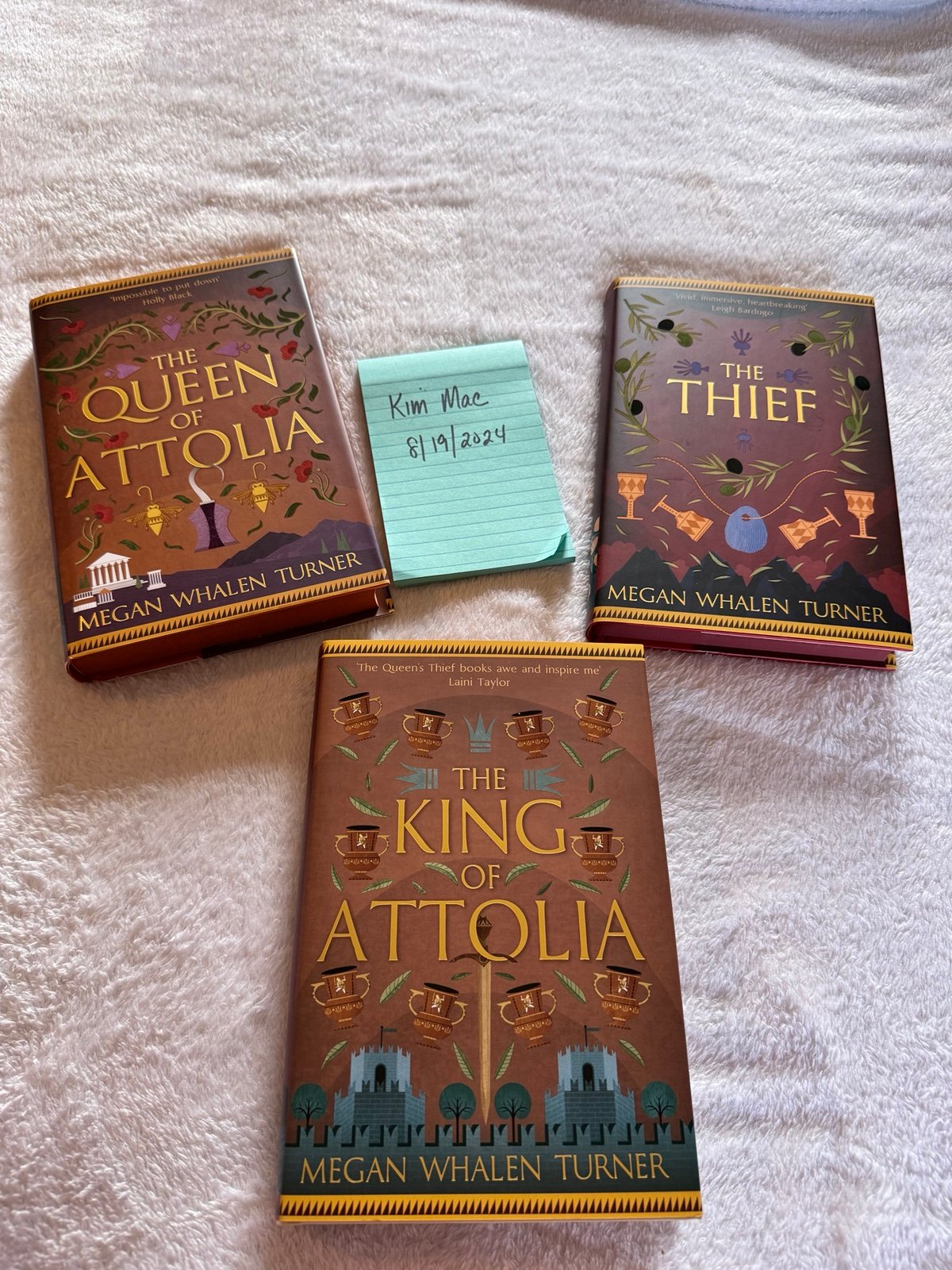 NEW Fairyloot The Queen's Thief Series Books 1-3 by Megan Whalen Turner