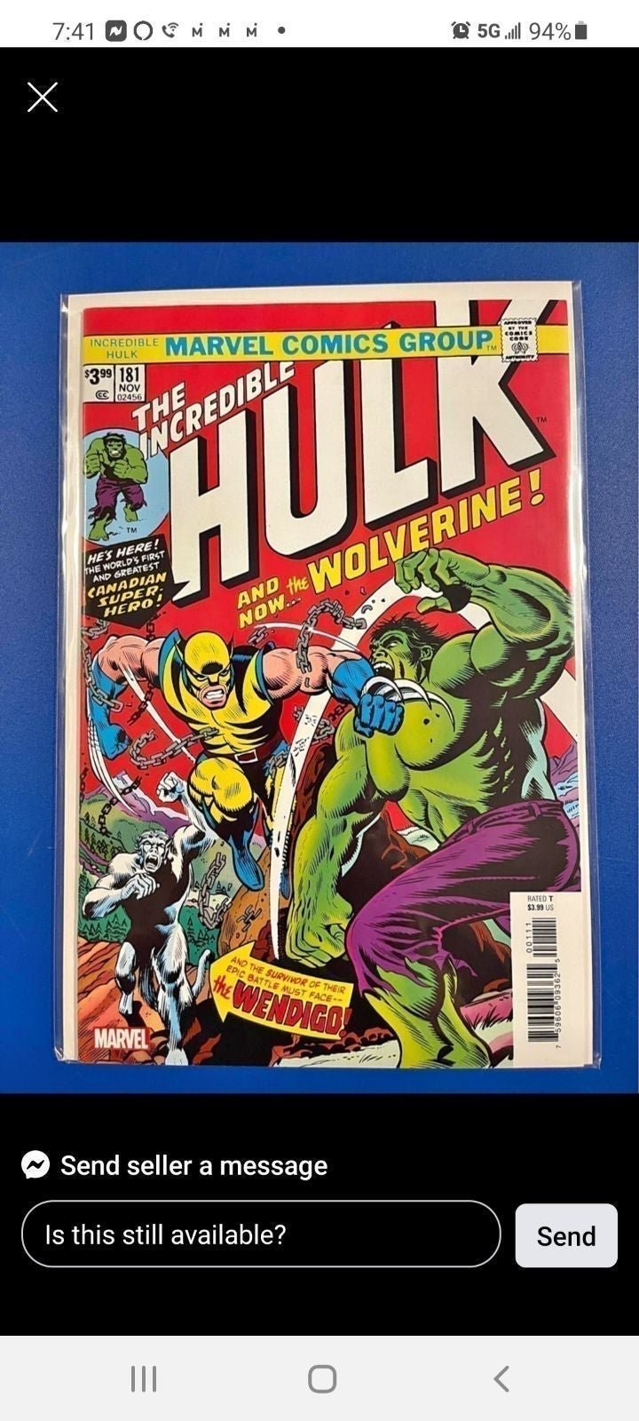 The Incredible Hulk 181